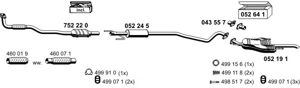 ERNST 050472 Exhaust System